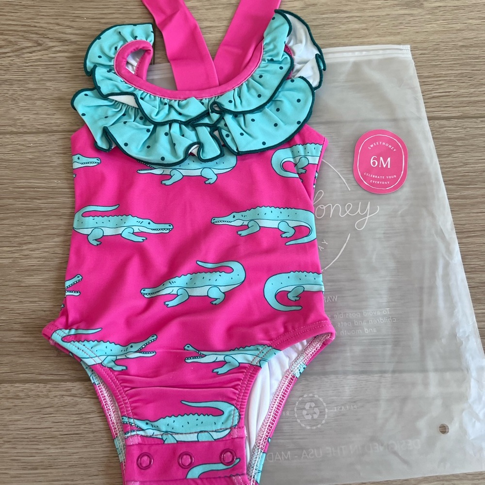 SweetHoney one piece baby bathing suit - Picture 1 of 1